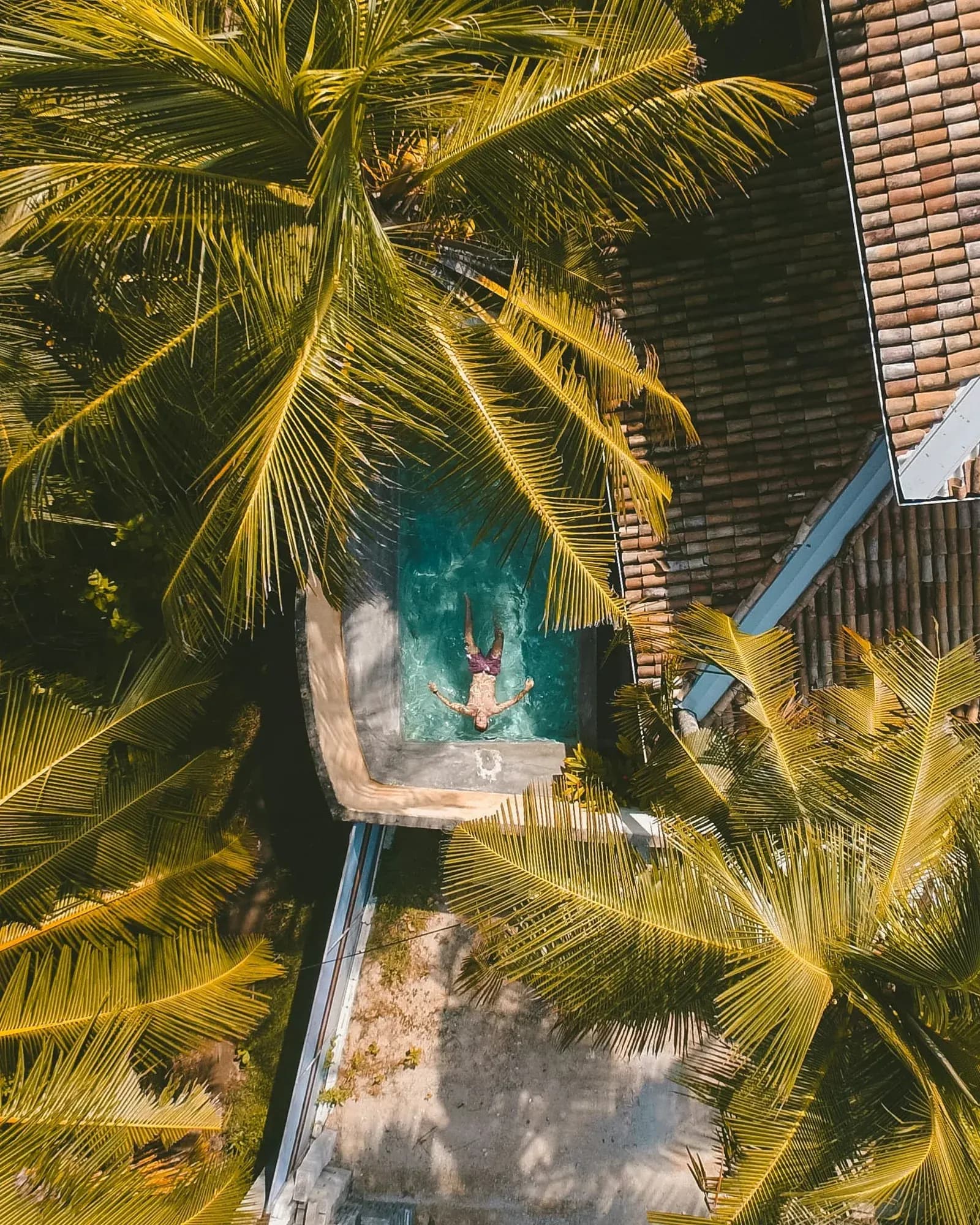 Luxury mountain view resort overlooking lush emerald hills in Sri Lanka.