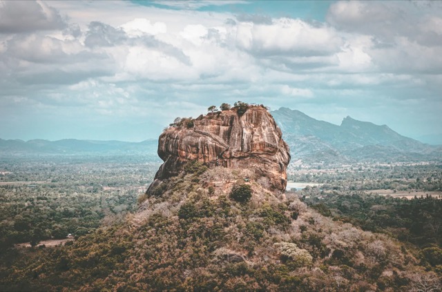 Sigiriya Lion Rock Fortress citadel summit